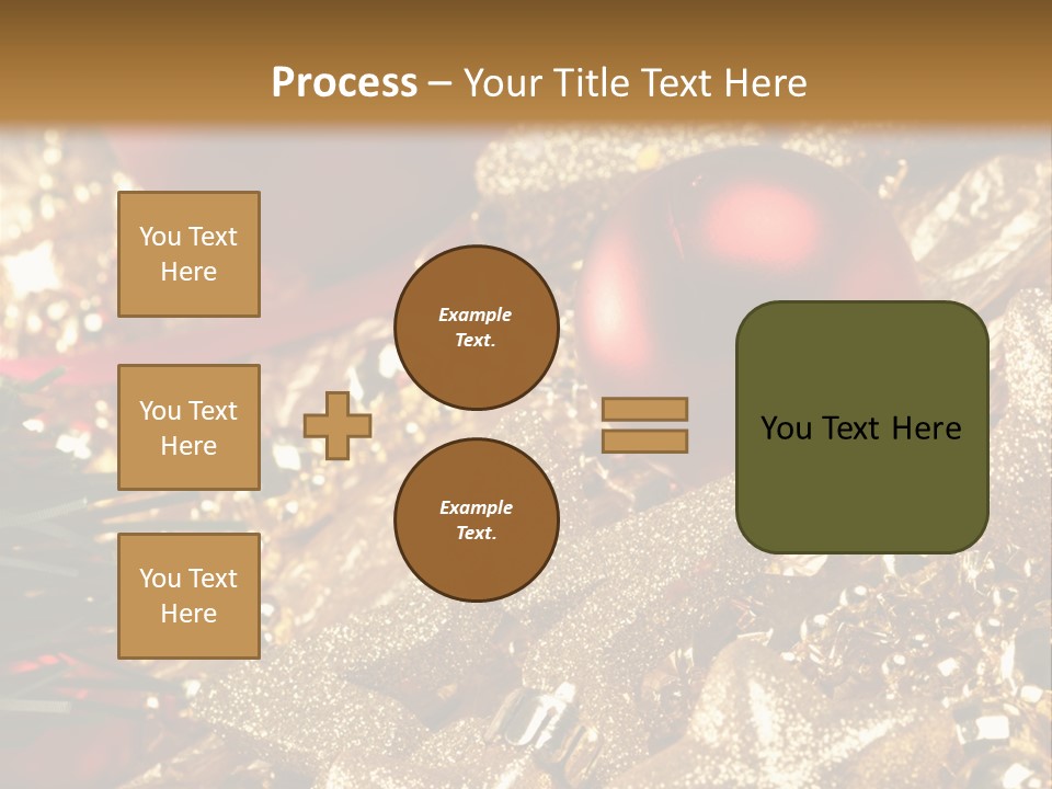 Weihnachtskugeln PowerPoint Template