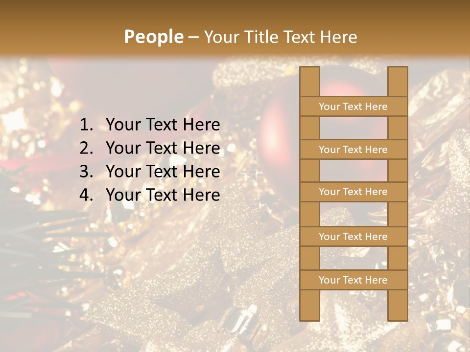 Weihnachtskugeln PowerPoint Template