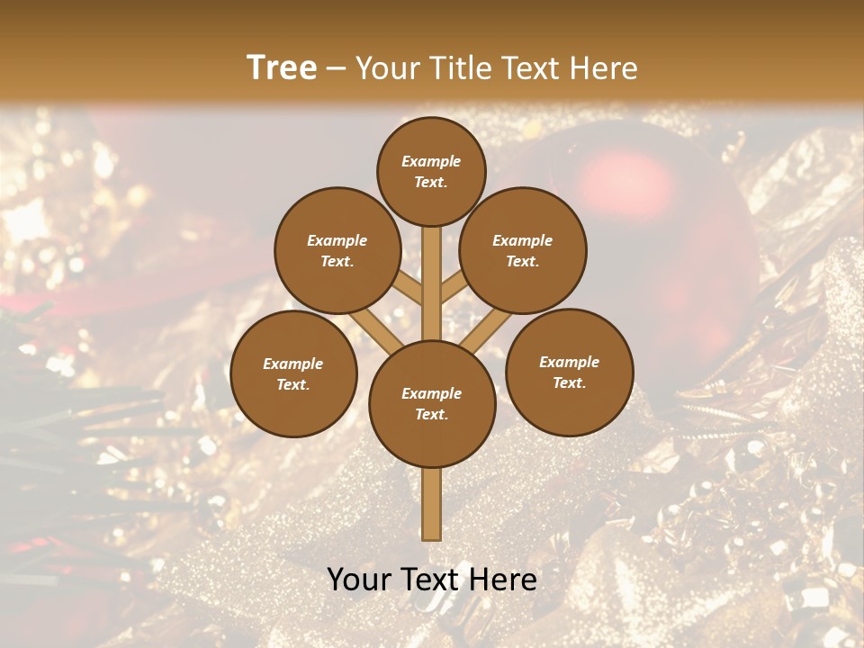 Weihnachtskugeln PowerPoint Template