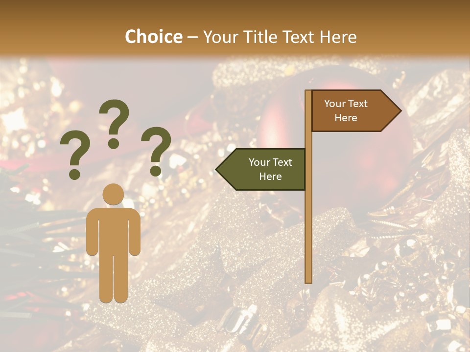 Weihnachtskugeln PowerPoint Template