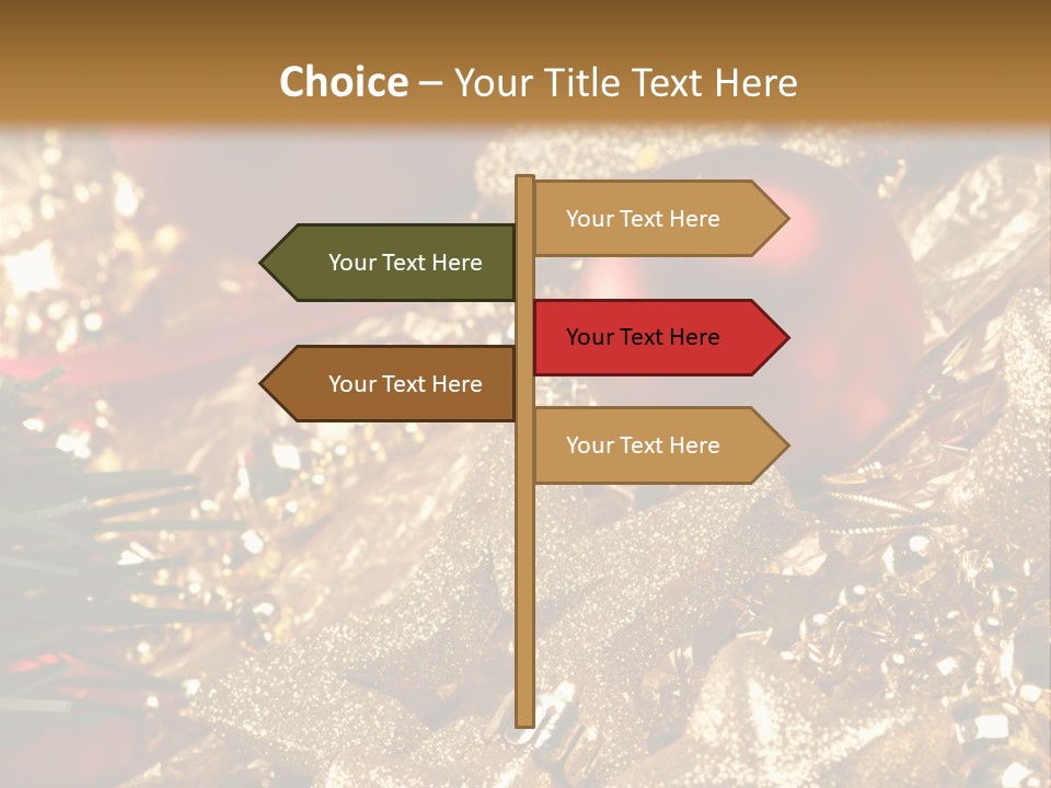 Weihnachtskugeln PowerPoint Template