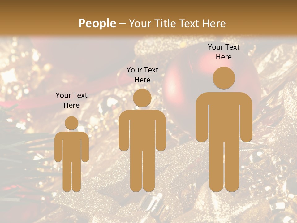 Weihnachtskugeln PowerPoint Template