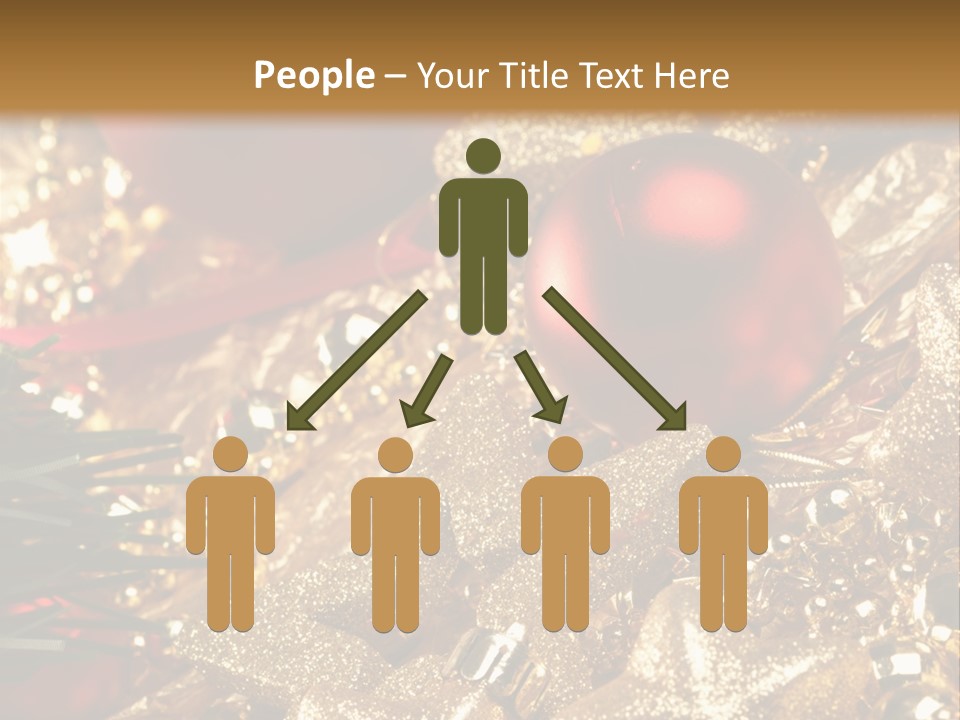 Weihnachtskugeln PowerPoint Template