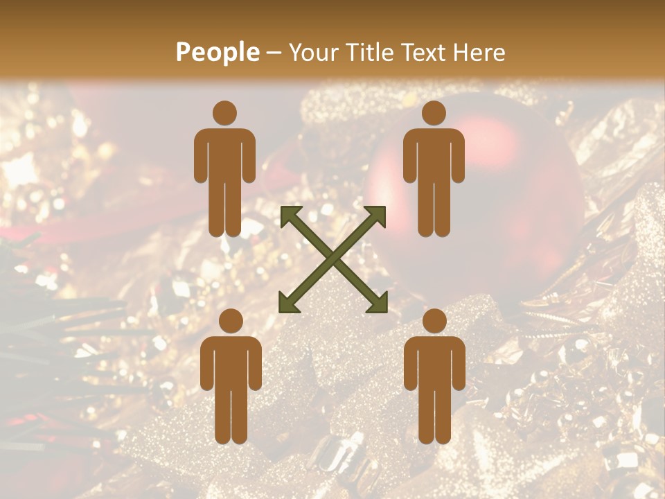 Weihnachtskugeln PowerPoint Template