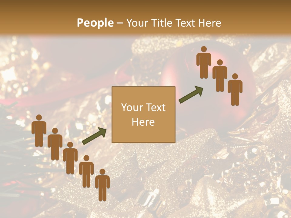 Weihnachtskugeln PowerPoint Template