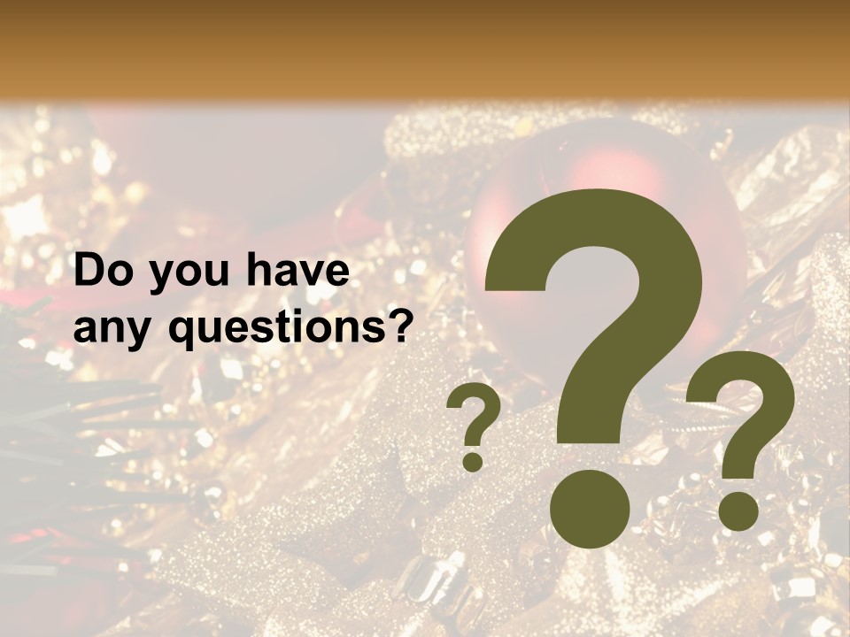 Weihnachtskugeln PowerPoint Template