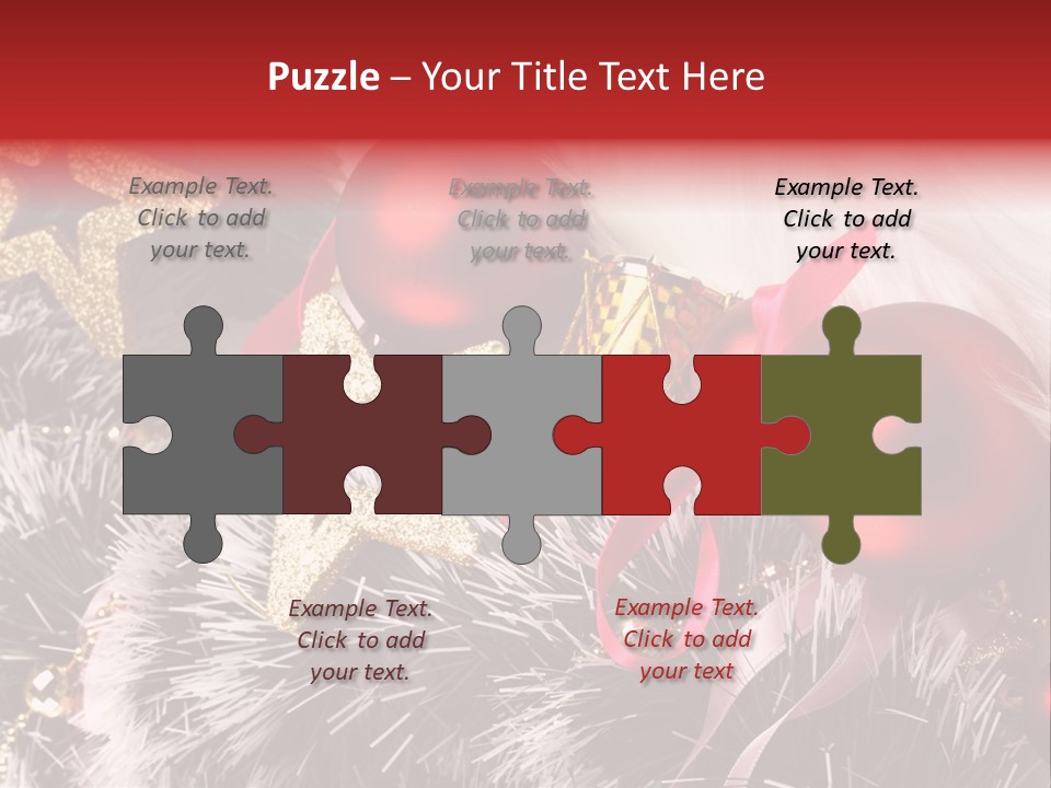 Christmas Decorations PowerPoint Template