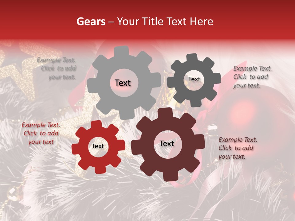 Christmas Decorations PowerPoint Template