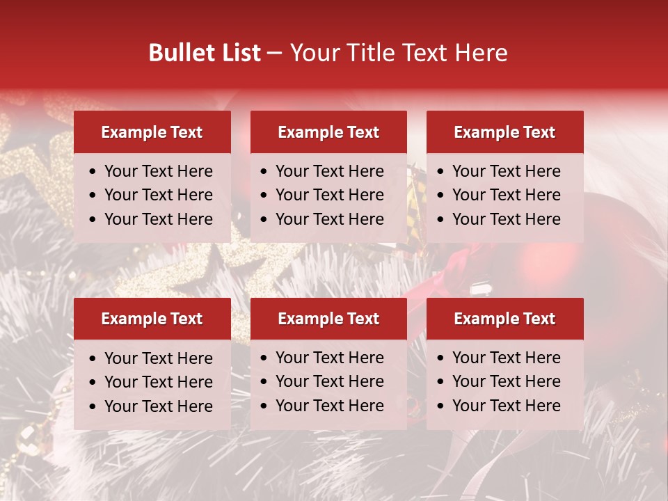 Christmas Decorations PowerPoint Template