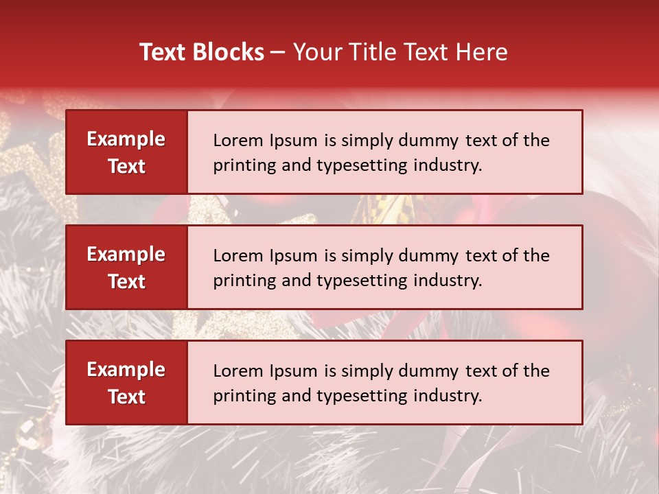 Christmas Decorations PowerPoint Template