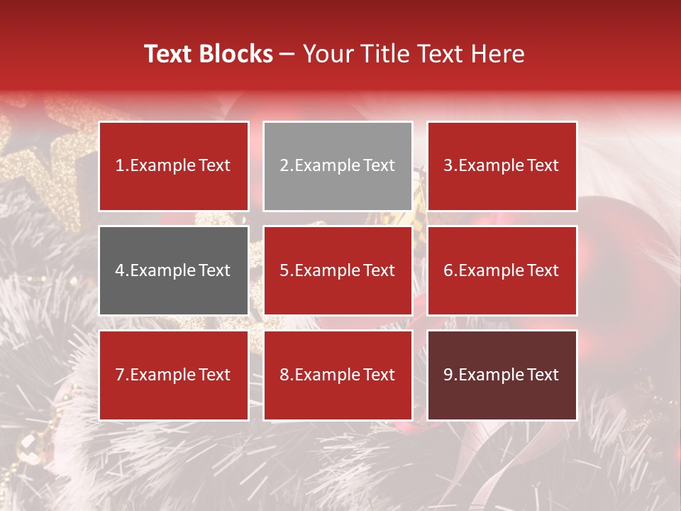 Christmas Decorations PowerPoint Template