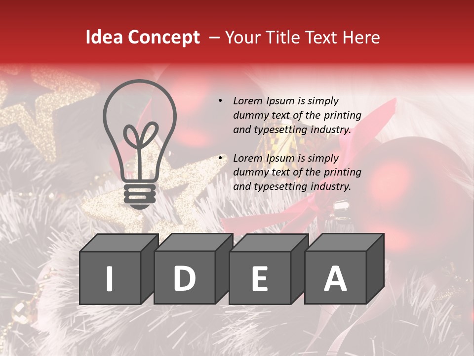 Christmas Decorations PowerPoint Template