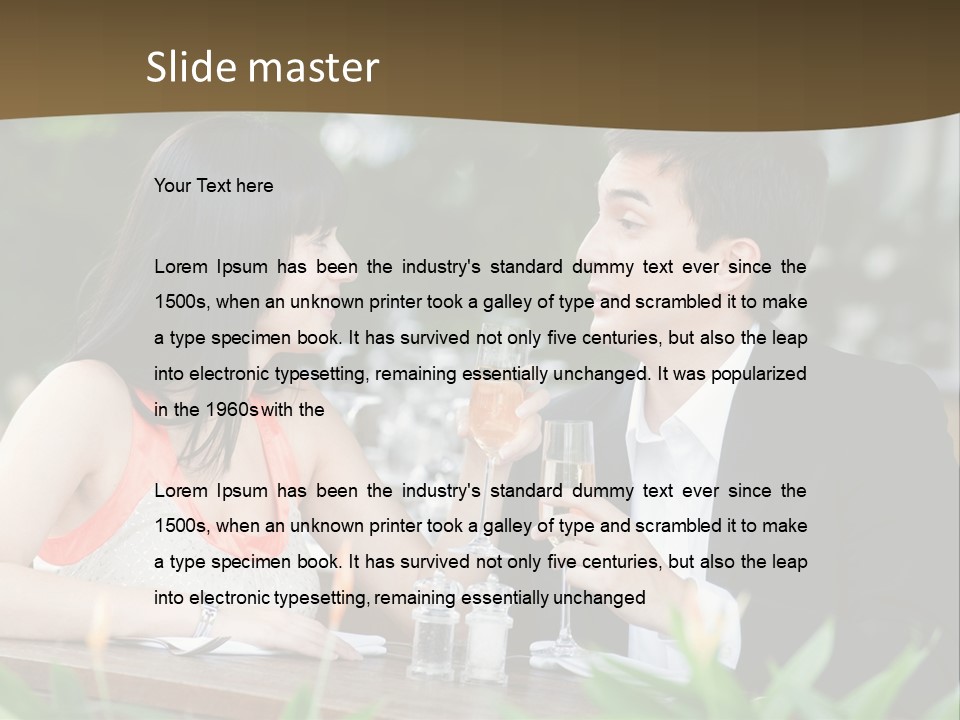 Date Pretty Looking PowerPoint Template