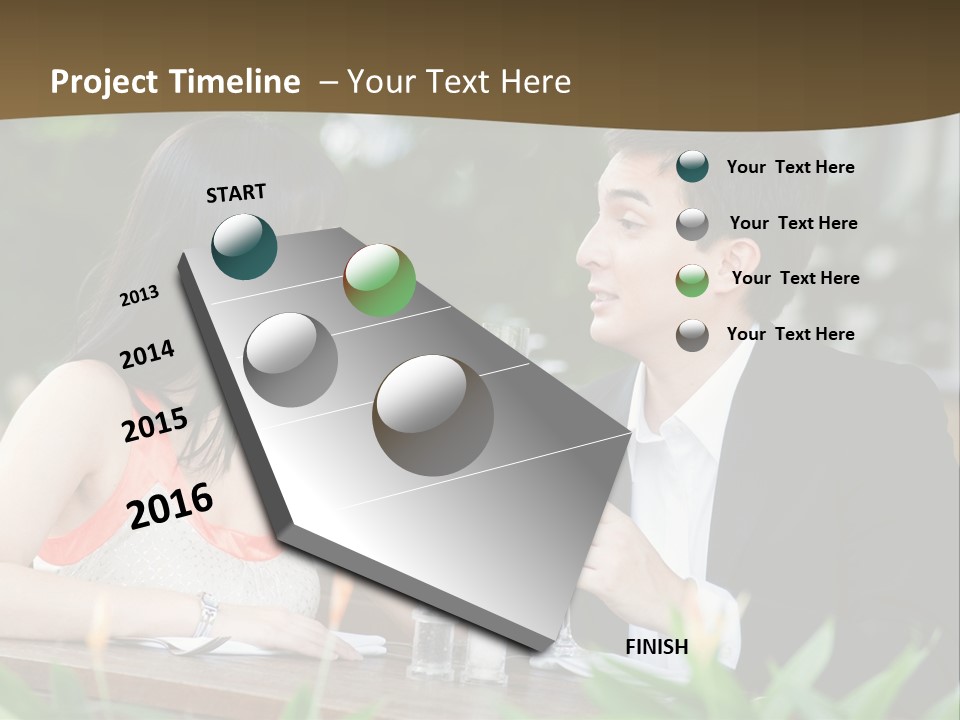Date Pretty Looking PowerPoint Template