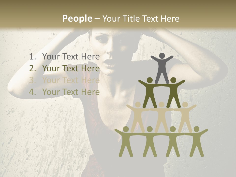 Eductive Ca Ual Human PowerPoint Template