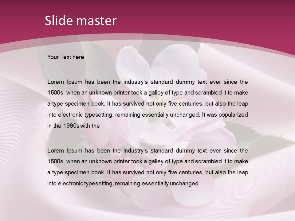 Flowers PowerPoint Template