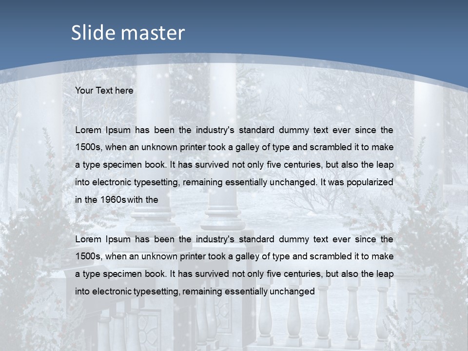 Winter Gothic PowerPoint Template