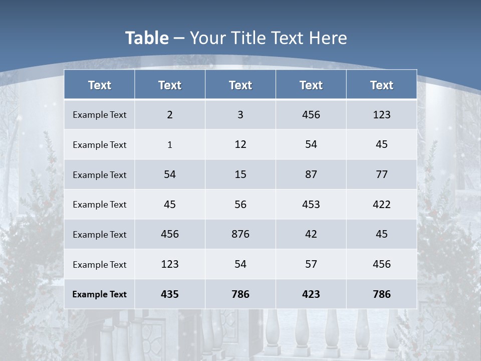 Winter Gothic PowerPoint Template