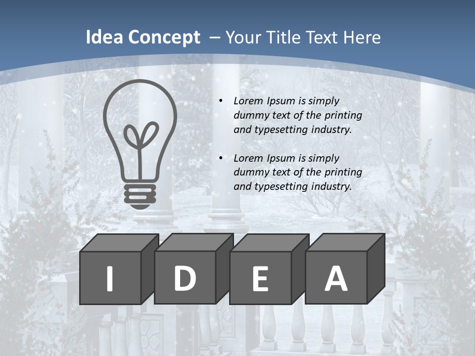 Winter Gothic PowerPoint Template