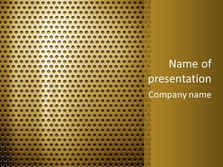 Golden PowerPoint Template