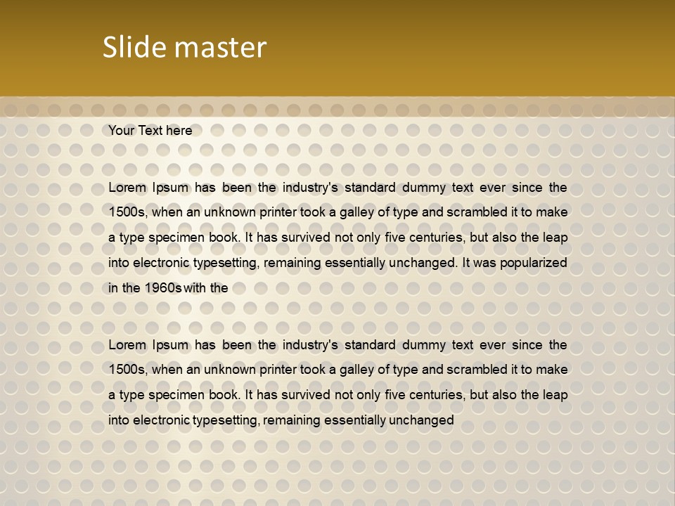 Golden PowerPoint Template