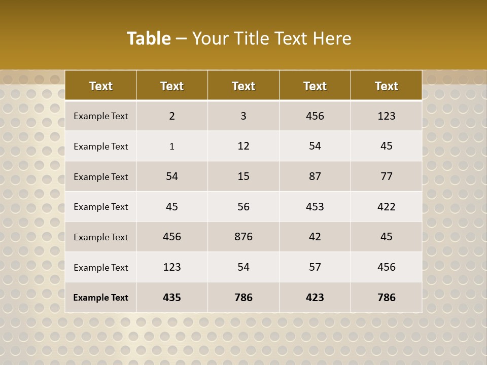 Golden PowerPoint Template