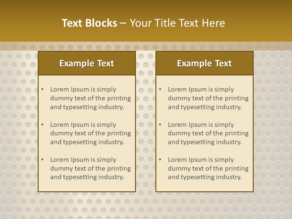 Golden PowerPoint Template