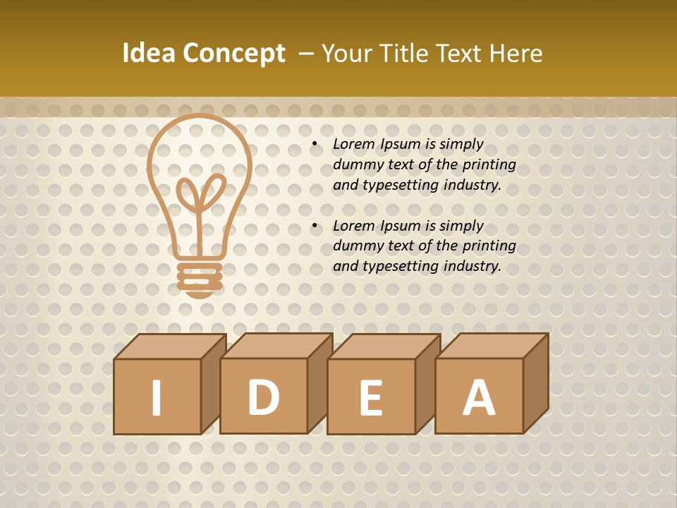 Golden PowerPoint Template