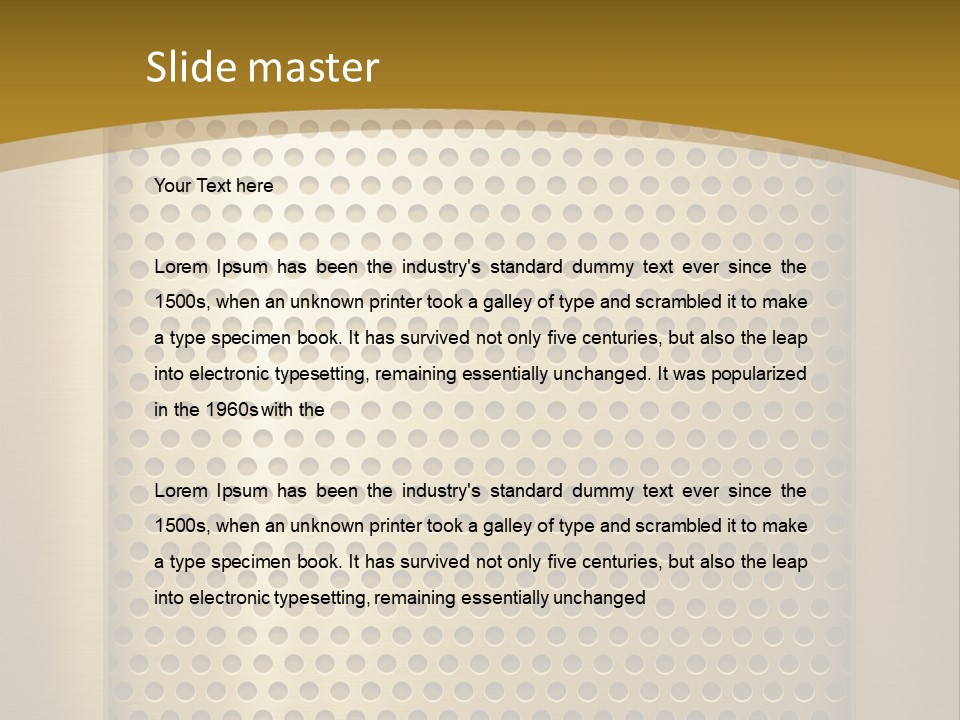 Grille PowerPoint Template