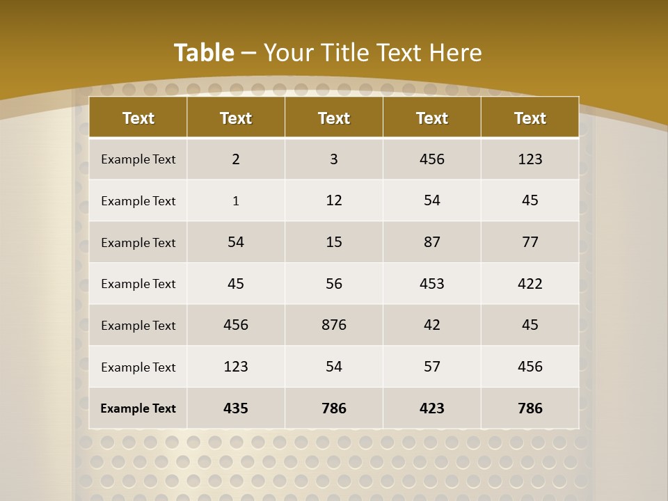 Grille PowerPoint Template