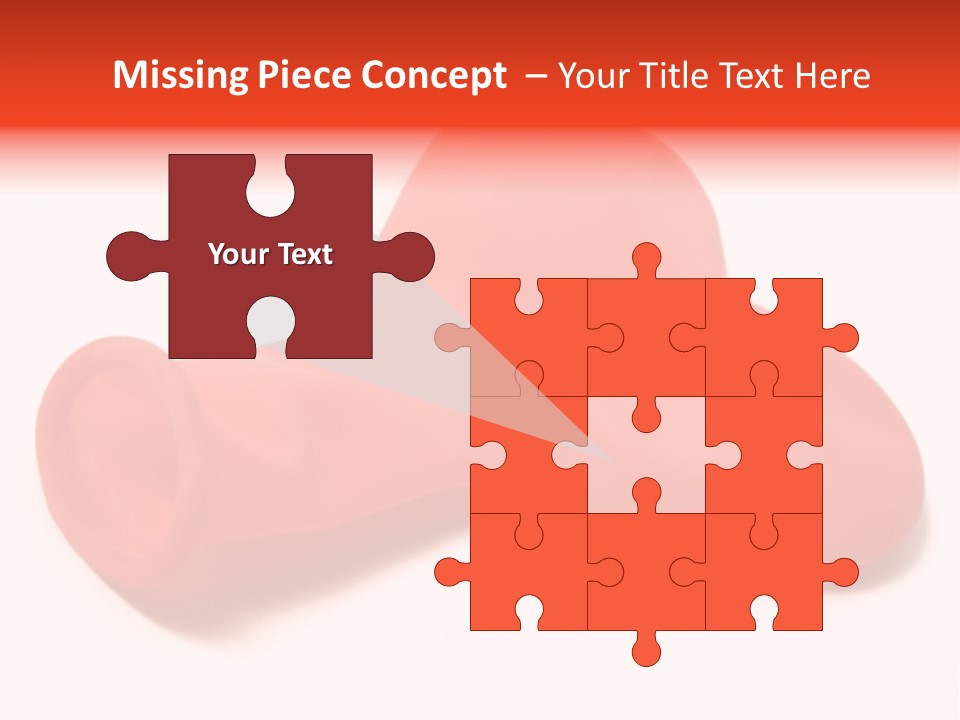 Problems Plastic Heart PowerPoint Template