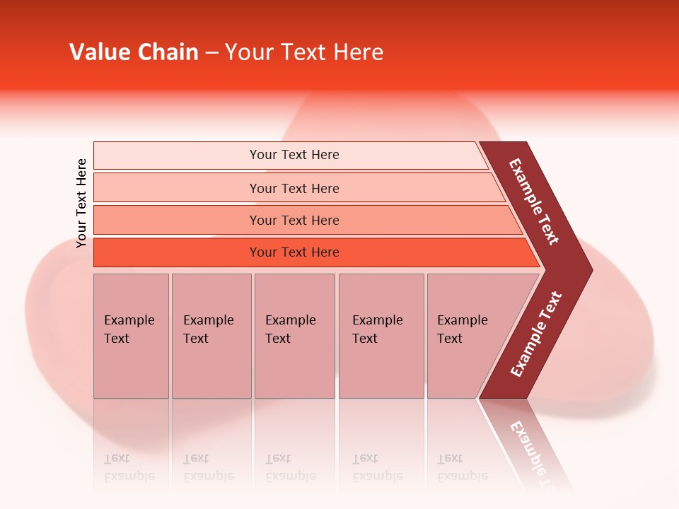 Problems Plastic Heart PowerPoint Template