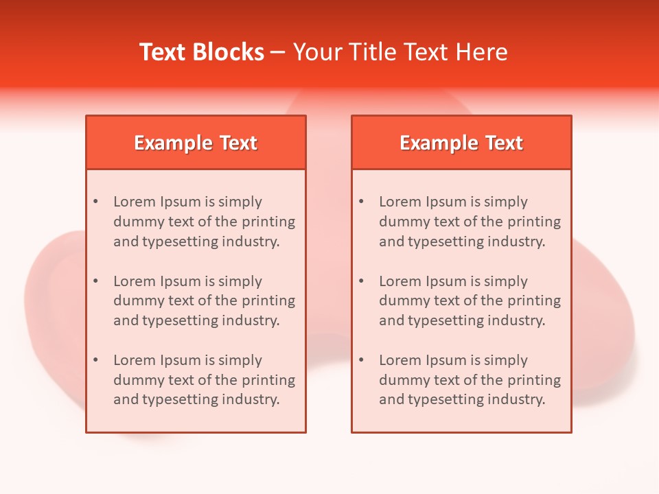 Problems Plastic Heart PowerPoint Template