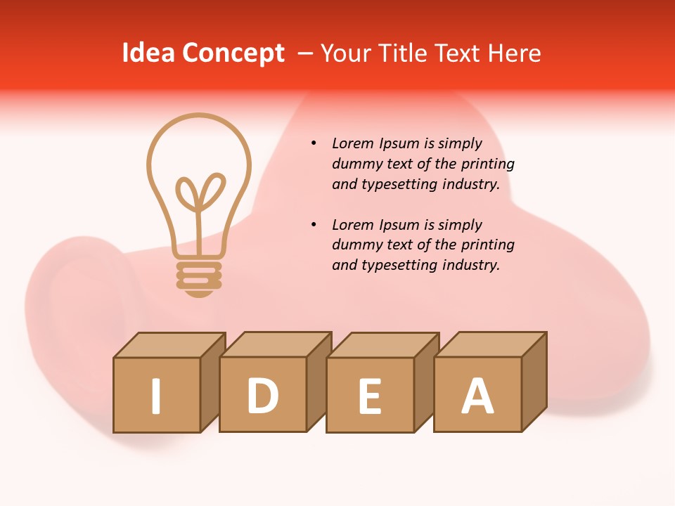 Problems Plastic Heart PowerPoint Template
