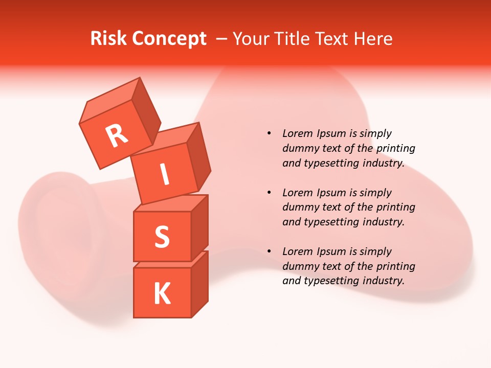 Problems Plastic Heart PowerPoint Template