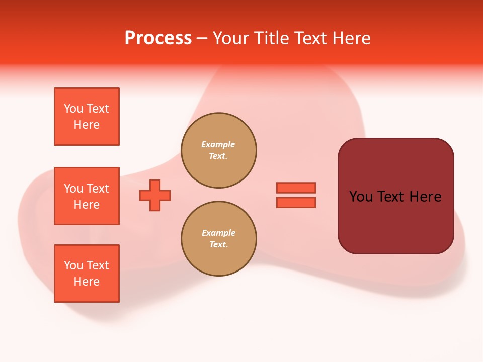 Problems Plastic Heart PowerPoint Template