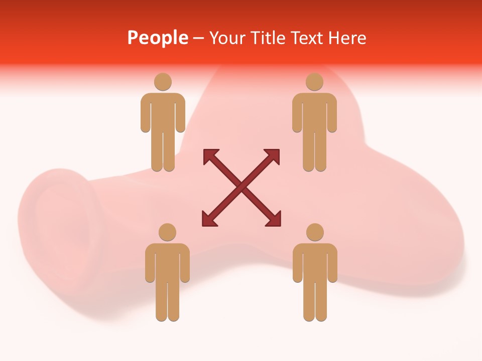 Problems Plastic Heart PowerPoint Template