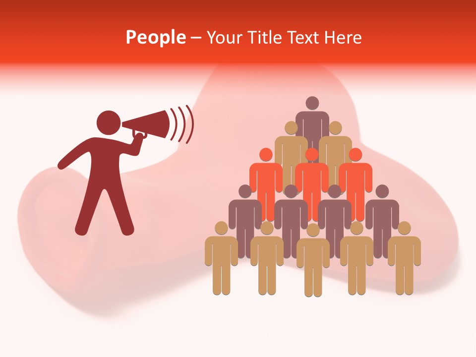 Problems Plastic Heart PowerPoint Template