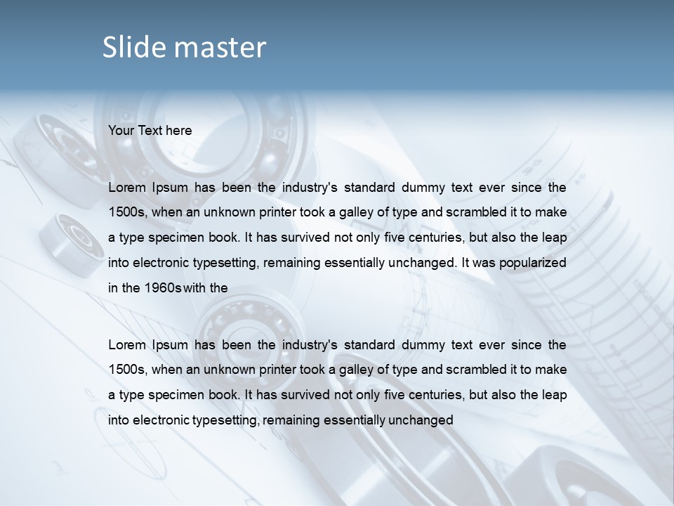 Mechanical Powerpoint Templates PowerPoint Template