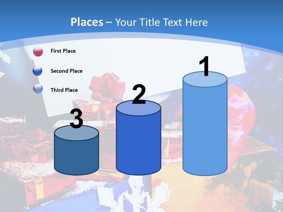 X Mas Claus Packing PowerPoint Template