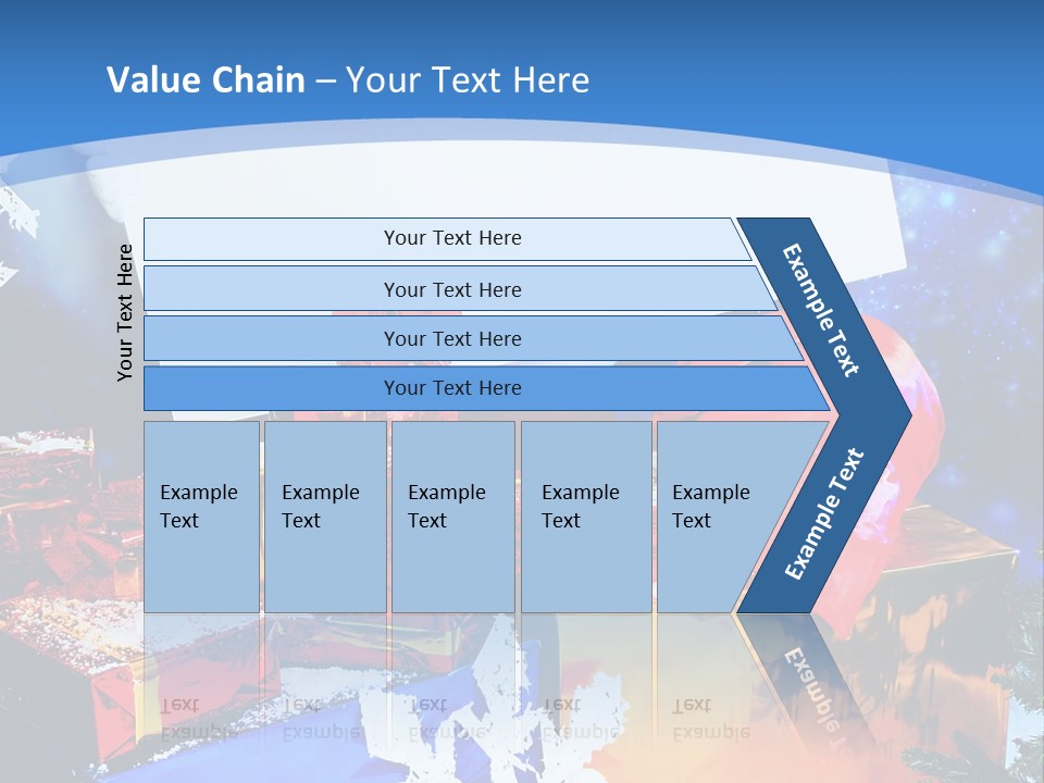 X Mas Claus Packing PowerPoint Template