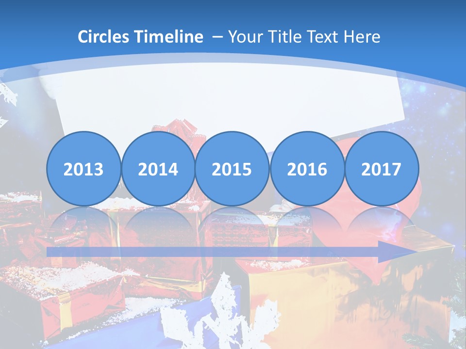 X Mas Claus Packing PowerPoint Template