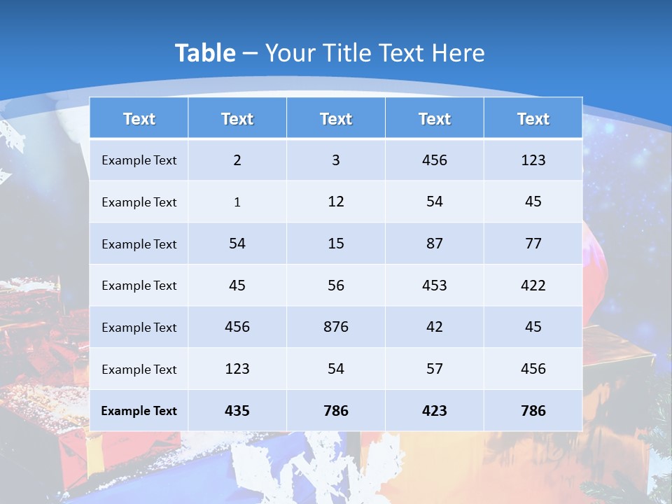 X Mas Claus Packing PowerPoint Template