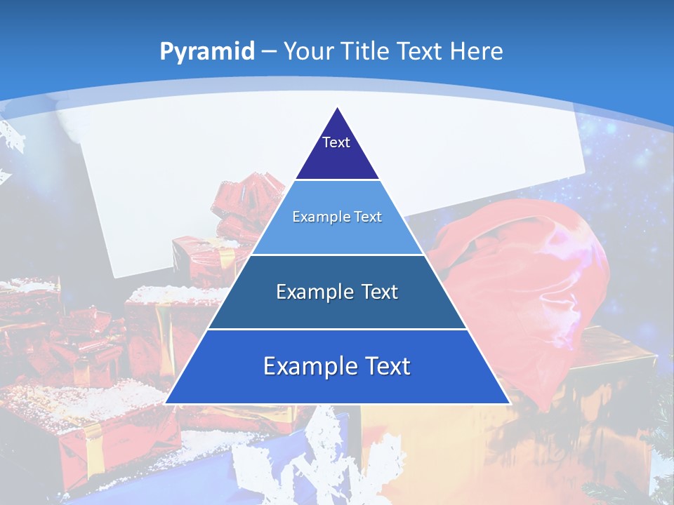 X Mas Claus Packing PowerPoint Template