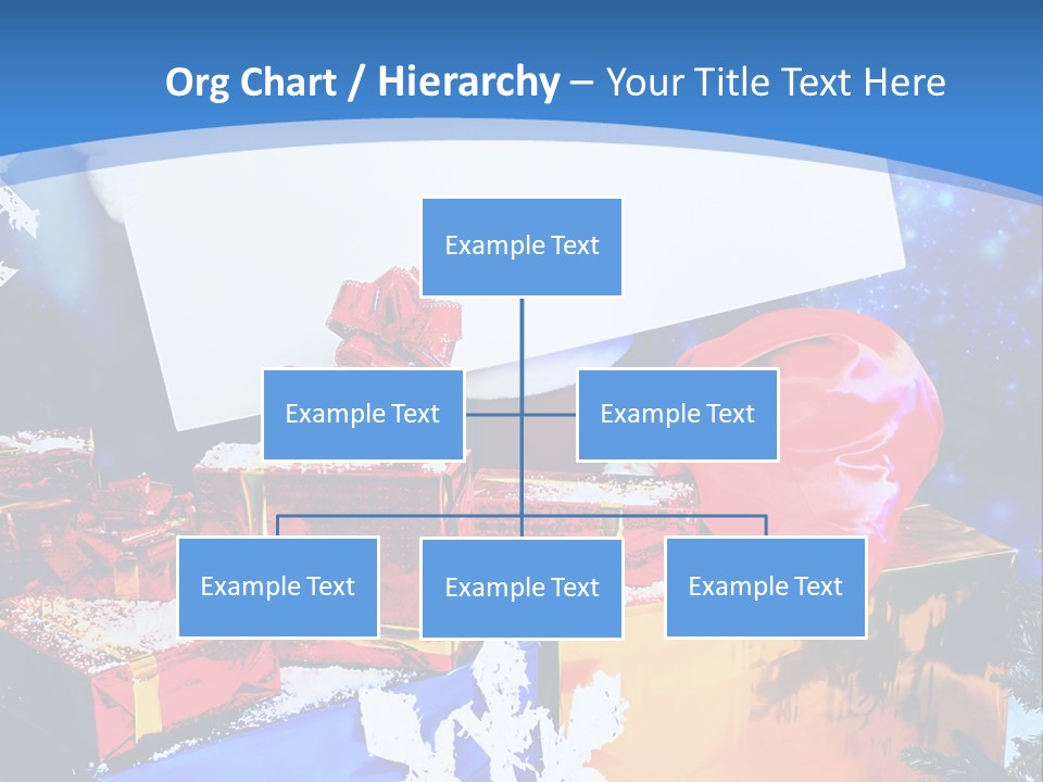 X Mas Claus Packing PowerPoint Template