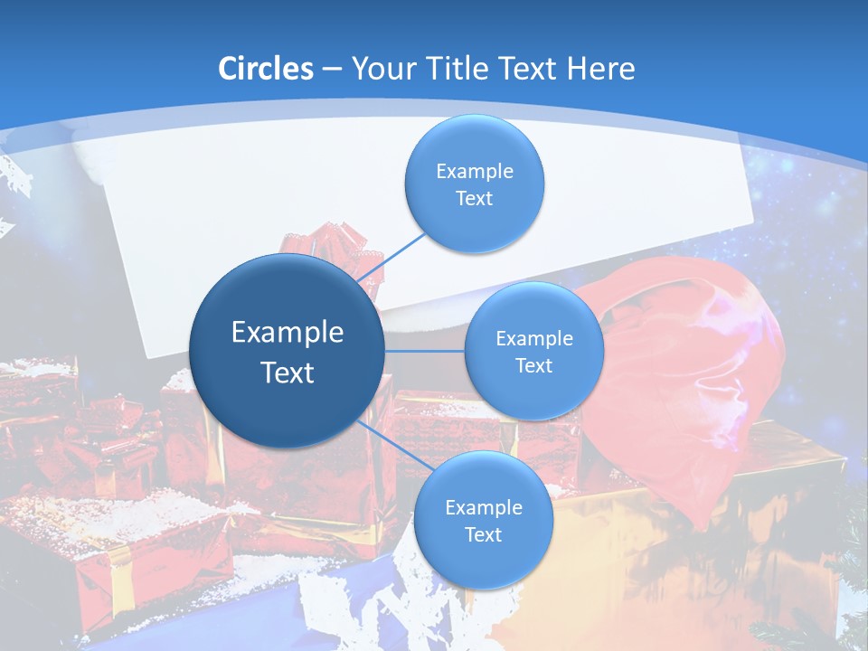 X Mas Claus Packing PowerPoint Template