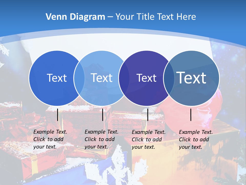 X Mas Claus Packing PowerPoint Template