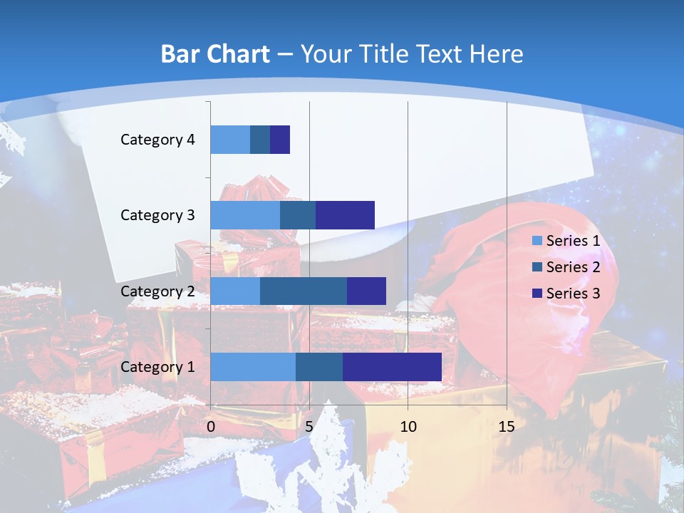 X Mas Claus Packing PowerPoint Template