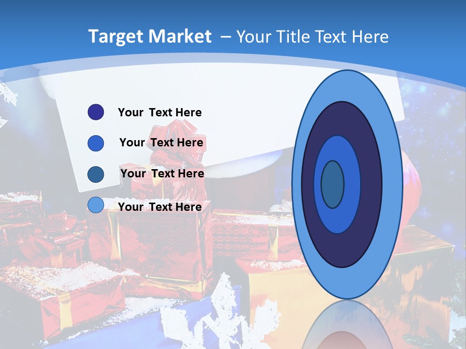 X Mas Claus Packing PowerPoint Template