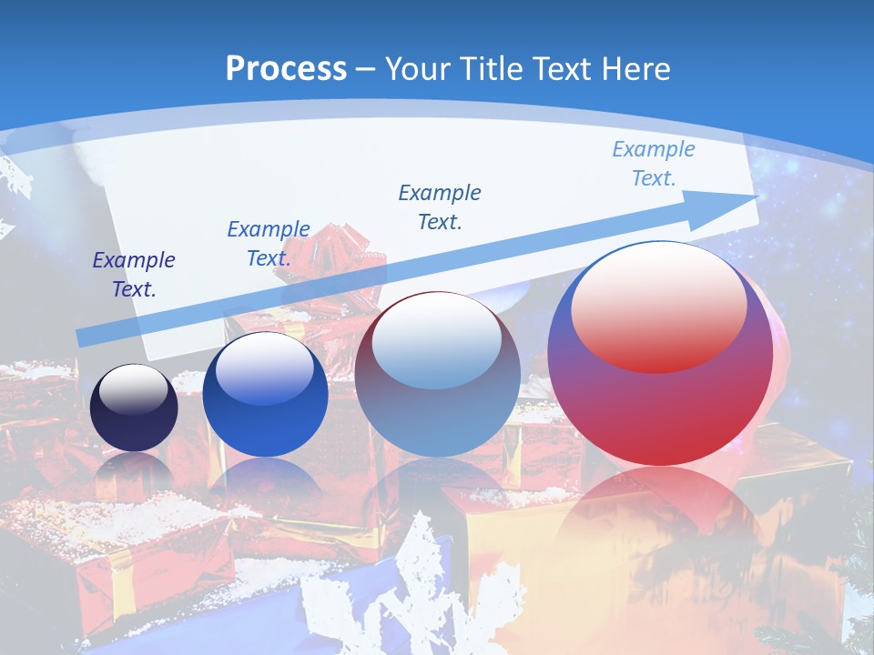 X Mas Claus Packing PowerPoint Template